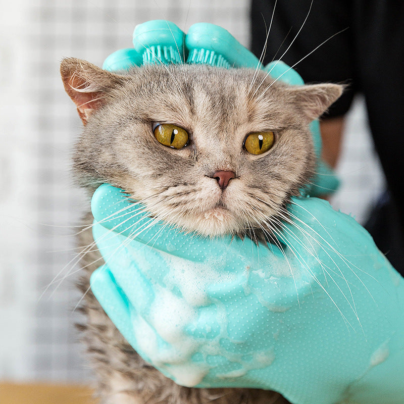 Fur-Magnet Pet Grooming Gloves